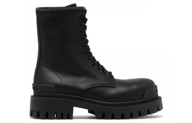 (W) Balenciaga Lace Up Combat Boot 'Black' 圖 2