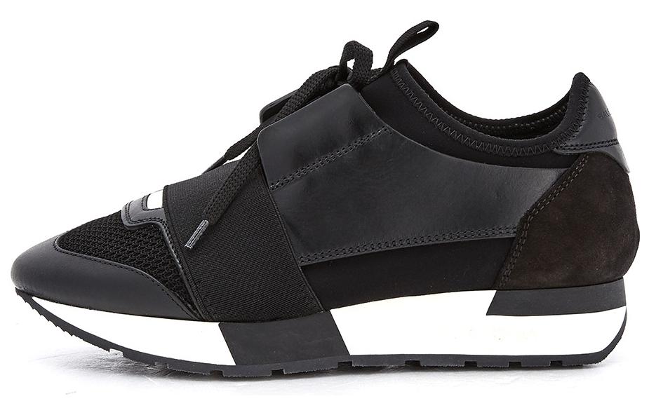 (Women) Balenciaga Lace-Up Low Top 'Black' 500584W0YXS1000