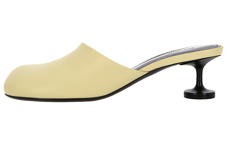 (Women) Balenciaga Lady 50mm Mule 'Yellow Calfskin' 701921WBCR07390