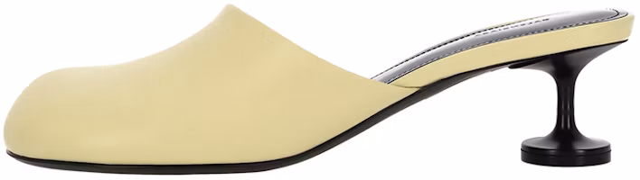 (Women) Balenciaga Lady 50mm Mule 'Yellow Calfskin' 701921WBCR07390 (Women) Balenciaga Lady 50mm Mule 'Yellow Calfskin' 701921WBCR07390