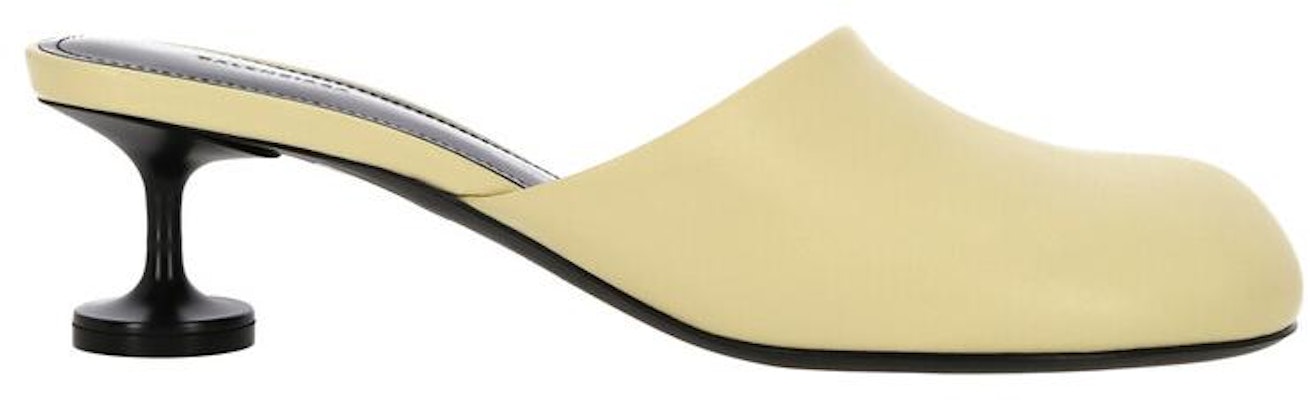 (Women) Balenciaga Lady 50mm Mule 'Yellow Calfskin' 701921WBCR07390 Order (Women) Balenciaga Lady 50mm Mule 'Yellow Calfskin' 701921WBCR07390