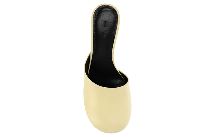 Purchase 巴黎世家 Lady 50mm 柔軟小牛皮穆勒鞋 女款 黃色