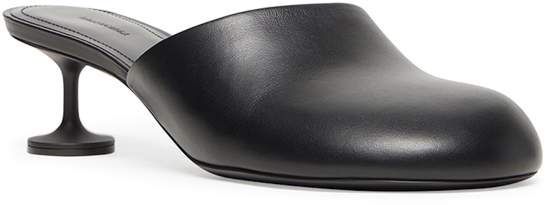 (W) Balenciaga Lady Mule 50mm de Cuero Negro Mujer 701921WBCR01000 Lookbook (W) Balenciaga Lady Mule 50mm de Cuero Negro Mujer 701921WBCR01000