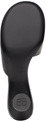 (Women) Balenciaga Lady 50mm Mule Blacker Leather 701921WBCR01000 Details for (Women) Balenciaga Lady 50mm Mule Blacker Leather 701921WBCR01000
