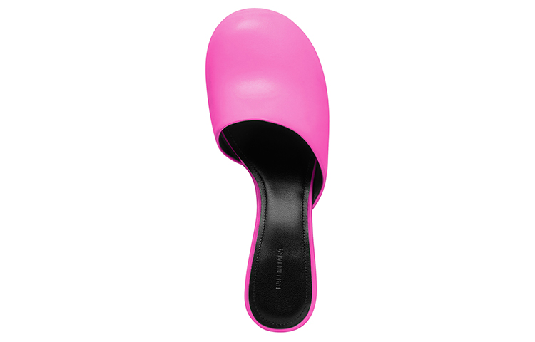 Shop (W) Balenciaga Lady Mule 50mm Cuir Rose 701921WBCR05696