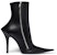 (W) Balenciaga Witch 110mm But Buku Hitam Bulu Biri-biri. 747603WBCW01000