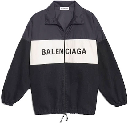 (Women) Balenciaga Large Logo Print Jacket Black. 529213TBQ031000 Buy (Women) Balenciaga Large Logo Print Jacket Black. 529213TBQ031000