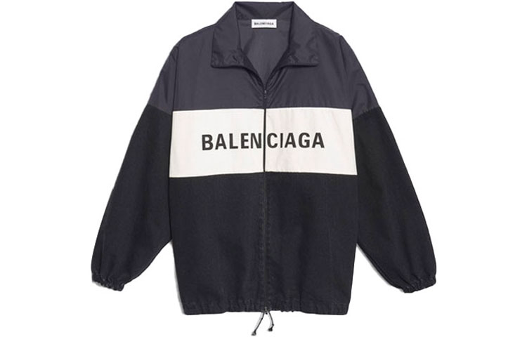 (Women) Balenciaga Large Logo Print Jacket Black. 529213TBQ031000 圖 2