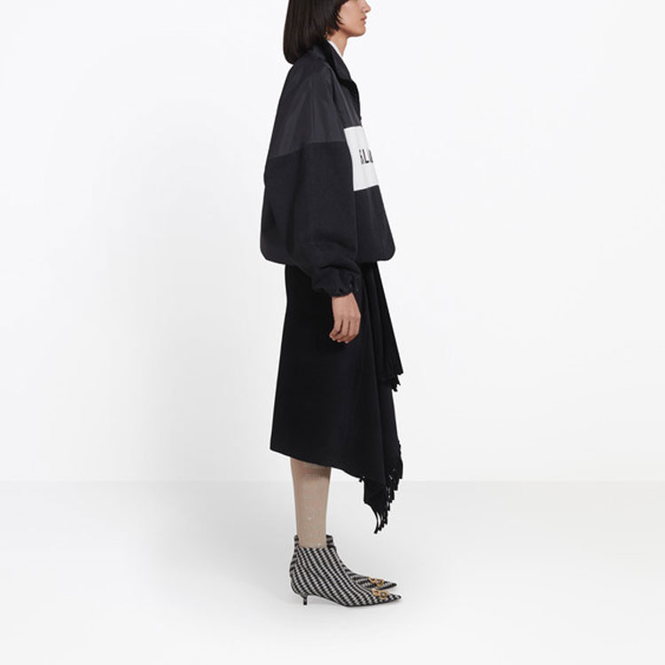 (Women) Balenciaga Large Logo Print Jacket Black. 529213TBQ031000 圖 5