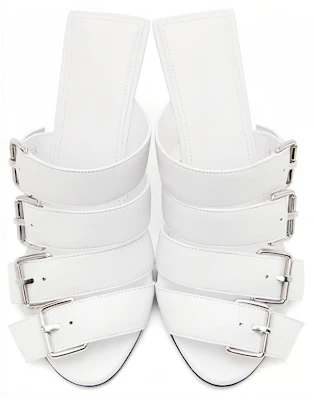 (W) Balenciaga Talon Aiguille en Cuir à Boucle ''Blanc'' 643144WA8FE9081 Shop (W) Balenciaga Talon Aiguille en Cuir à Boucle ''Blanc'' 643144WA8FE9081