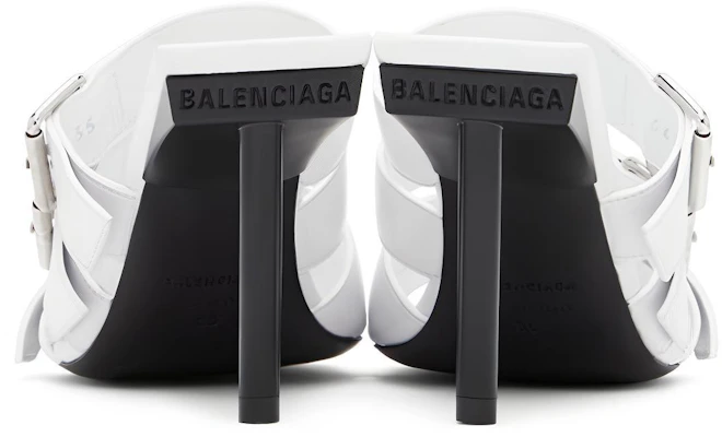 (W) Balenciaga Talon Aiguille en Cuir à Boucle ''Blanc'' 643144WA8FE9081 Purchase (W) Balenciaga Talon Aiguille en Cuir à Boucle ''Blanc'' 643144WA8FE9081
