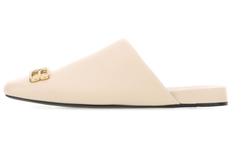 (Women) Balenciaga Leather Cosy Slipper 'Sand' 718831WDAT12080
