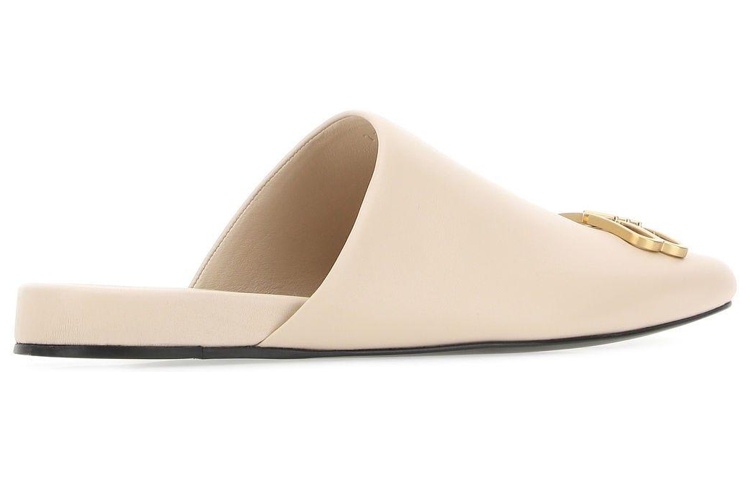 Lookbook Balenciaga巴黎世家 套穿圓頭 時尚涼拖 女款 米色