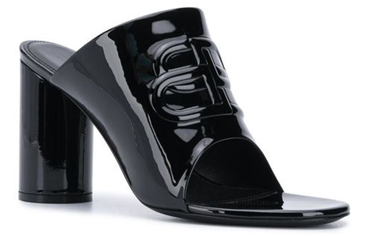 (W) Balenciaga Leather Fashion Sandal 'Black' 圖 3