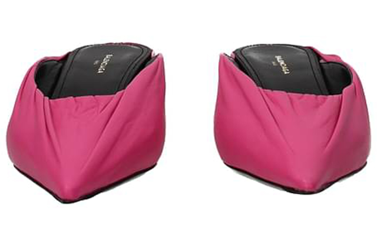 (W) Balenciaga Leather Fashion Sandal 'Peach Pink' 圖 4