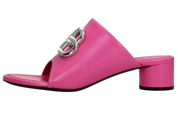 (Women) Balenciaga Leather Fashion Sandal 'Pink' 604063WA8F85965