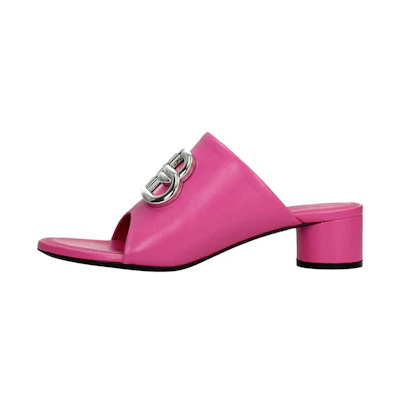 (W) Balenciaga Leather Fashion Sandal 'Pink'