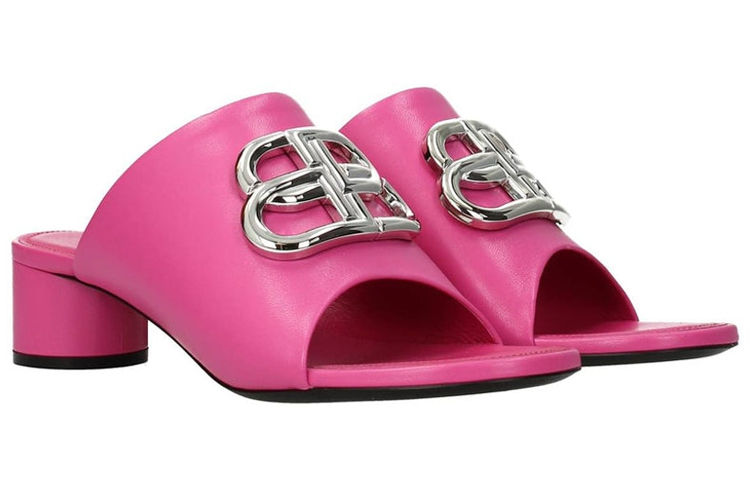 (W) Balenciaga Leather Fashion Sandal 'Pink' 圖 2