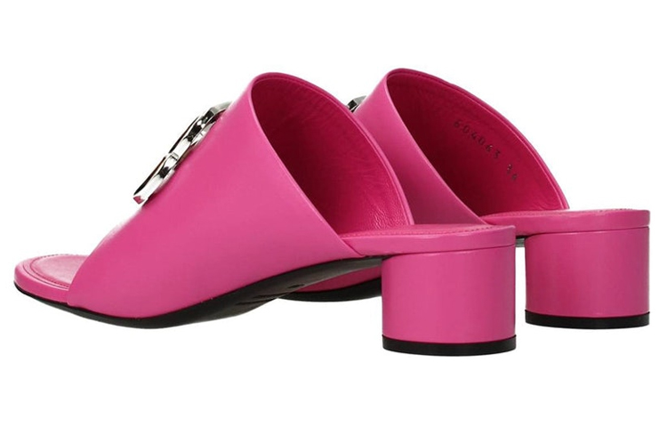 (W) Balenciaga Leather Fashion Sandal 'Pink' 圖 4
