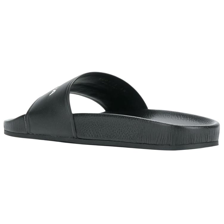 (W) Balenciaga Leather Fashion Slide 'Black' 圖 3