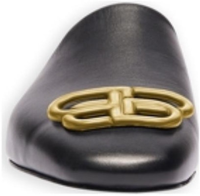 (Women) Balenciaga Sandals 'Black and Medal Logo' 590935WA72C1000 Order (Women) Balenciaga Sandals 'Black and Medal Logo' 590935WA72C1000
