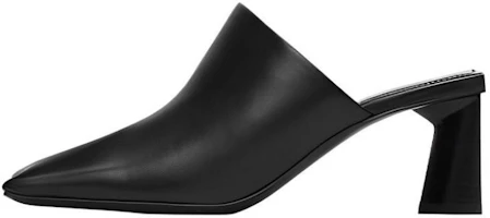 (Women) Balenciaga Leather High-Heel Peep-Toe Fashion Slide 'Black' 615674WA7601000 (Women) Balenciaga Leather High-Heel Peep-Toe Fashion Slide 'Black' 615674WA7601000