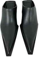 Shop (Women) Balenciaga Leather High-Heel Peep-Toe Fashion Slide 'Black' 615674WA7601000