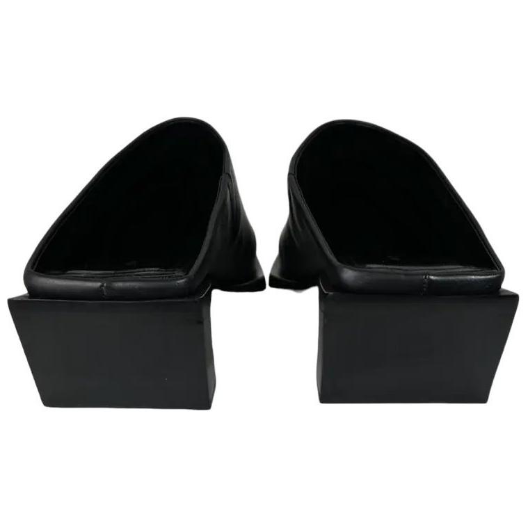 Purchase (W) Balenciaga Sandali Moda in Pelle Tacco Alto Peep-Toe ''Nero'' 615674WA7601000