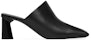 (Women) Balenciaga Leather High-Heel Peep-Toe Fashion Slide 'Black' 615674WA7601000