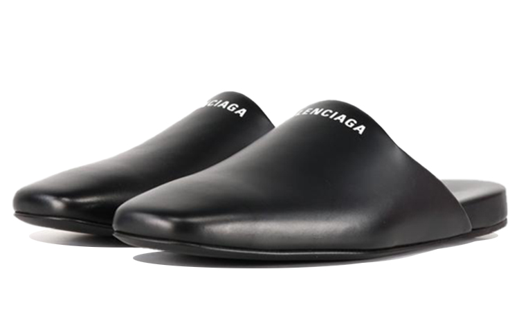 Lookbook (W) 巴黎世家 黑白色穆勒鞋 597344WA72G1006