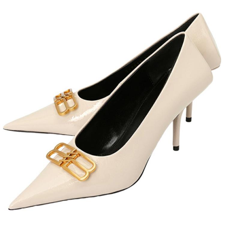 Lookbook (W) Mule en Cuir Balenciaga ''Marron Clair'' 719819WBDU12080
