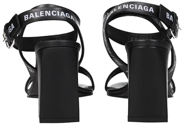 (W) Sandalo Nero Balenciaga in Pelle con Fibbia e Punta Aperta 564433WA7611006 Purchase (W) Sandalo Nero Balenciaga in Pelle con Fibbia e Punta Aperta 564433WA7611006