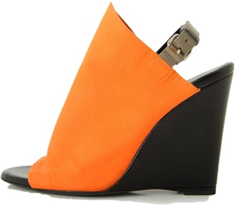 巴黎世家 Balenciaga 皮革 露趾 搭扣 一字带 涼鞋 女款 橙色 Buy 巴黎世家 Balenciaga 皮革 露趾 搭扣 一字带 涼鞋 女款 橙色