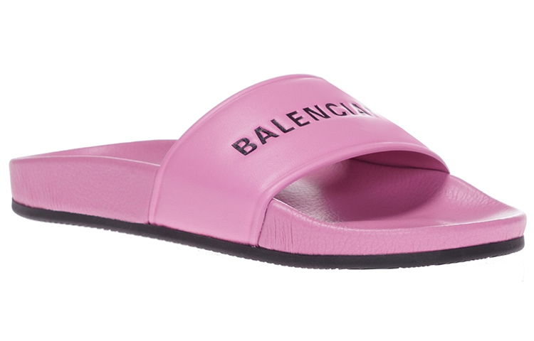 Lookbook (W) Balenciaga Sandali in Pelle Aperta ''Pink Fashion Slides''. 517226WAL005640
