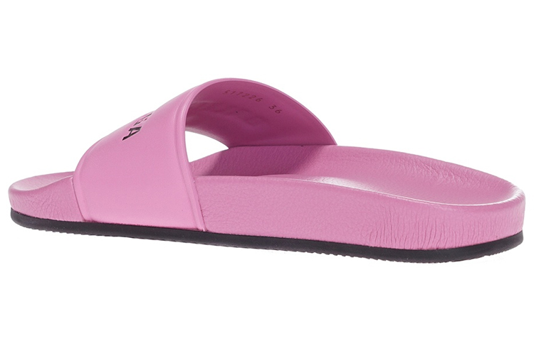 Shop (W) Balenciaga Sandali in Pelle Aperta ''Pink Fashion Slides''. 517226WAL005640