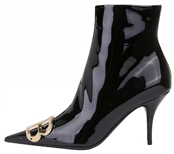 (W) バレンシアガ レザー ポインテッドトゥ アンクルブーツ 5cm ブラック 579322WA9811088 Buy (W) バレンシアガ レザー ポインテッドトゥ アンクルブーツ 5cm ブラック 579322WA9811088