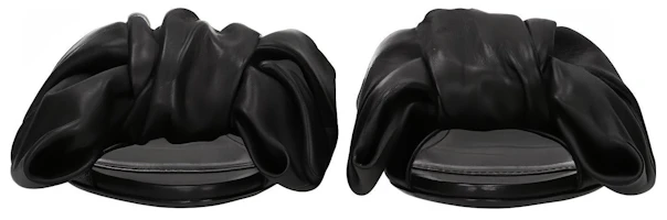 Purchase 巴黎世家 Balenciaga 女款黑色皮革涼鞋