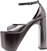 Buy 巴黎世家 Balenciaga 皮革 休閒小眾 露趾涼鞋 女款 黑色