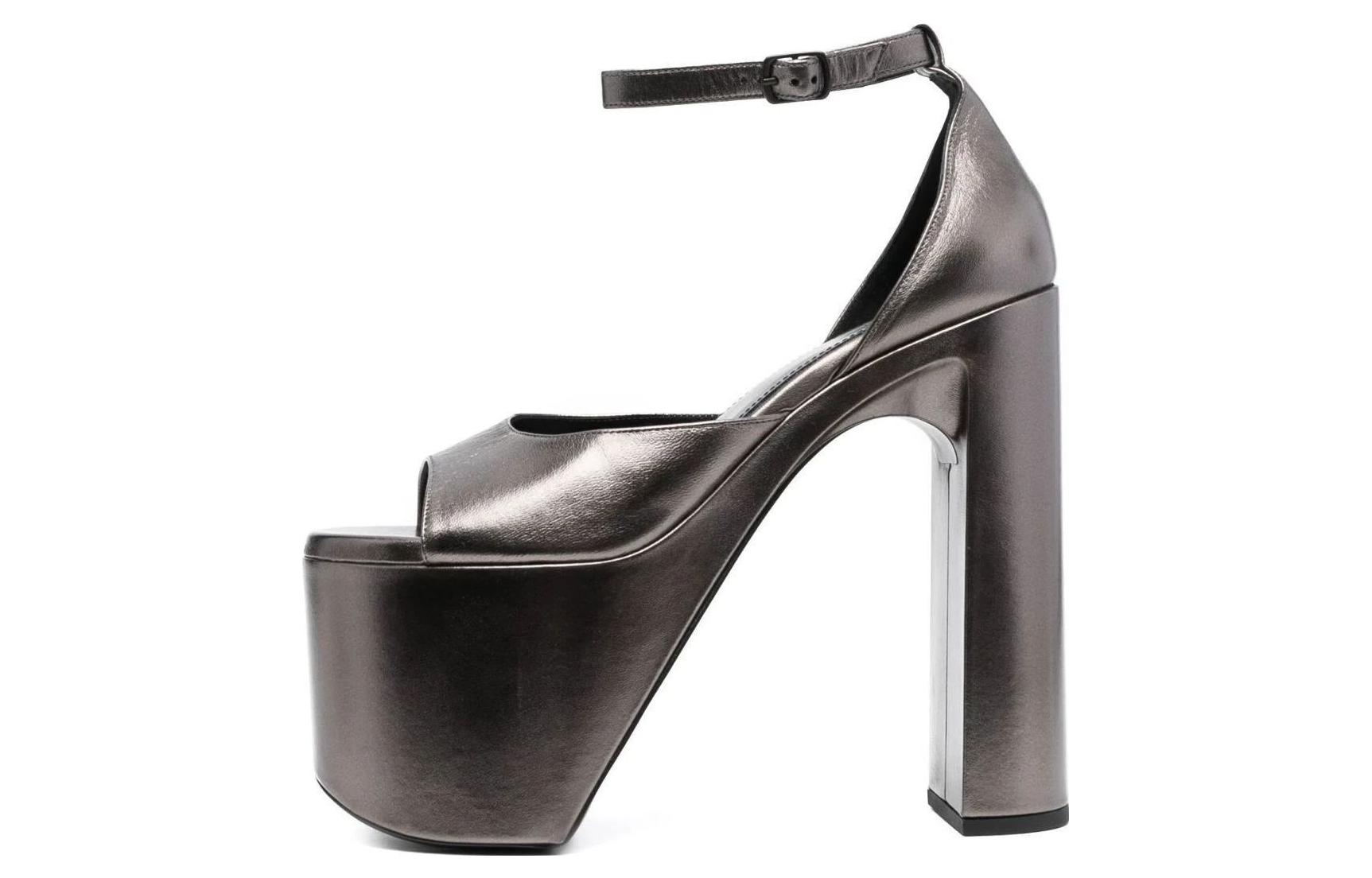 (Women) Balenciaga Leather Sandal 'Black One-Strap' 742308WBC70