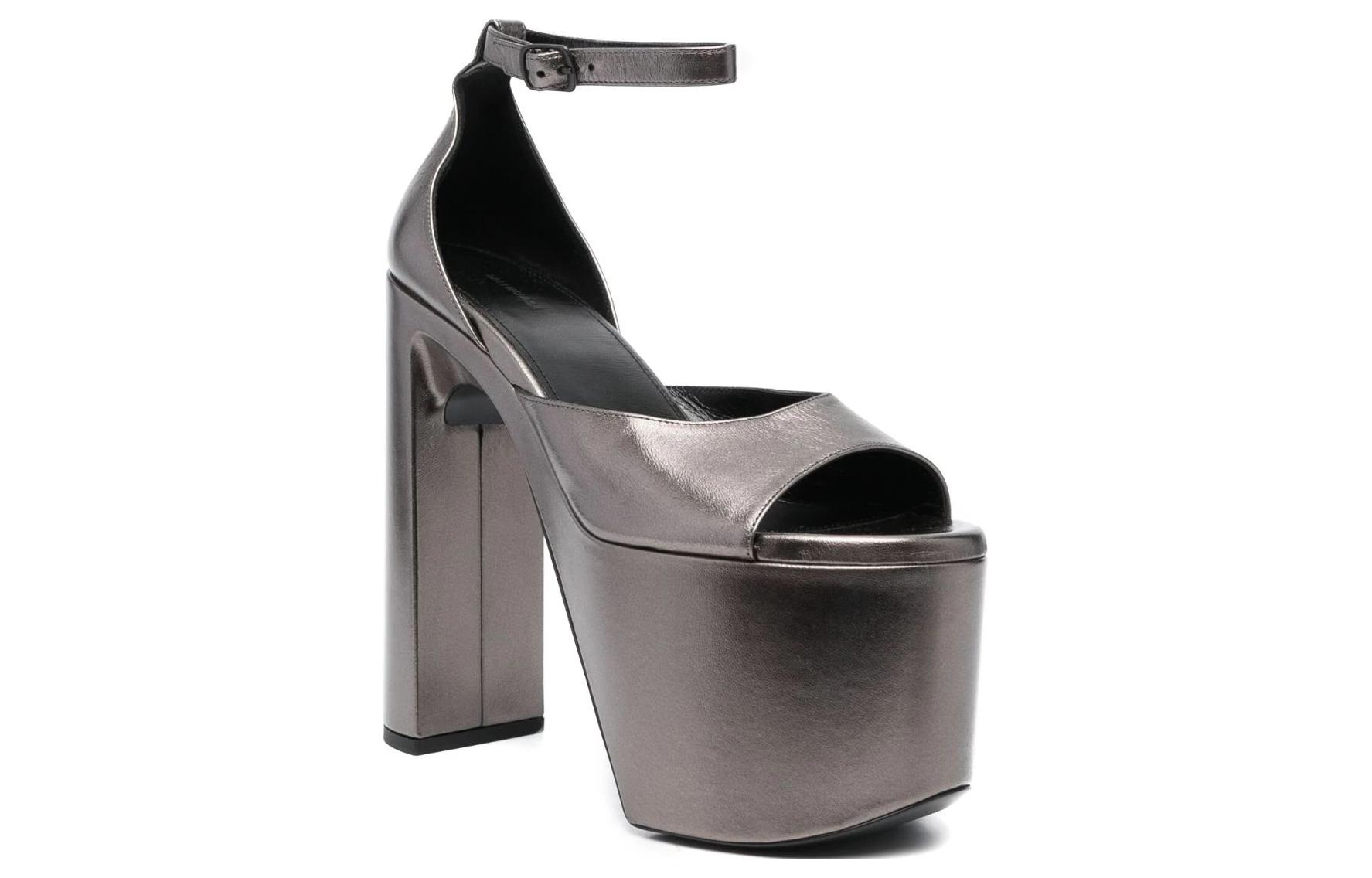 (W) Balenciaga Leather Sandal 'Black One-Strap' 圖 2