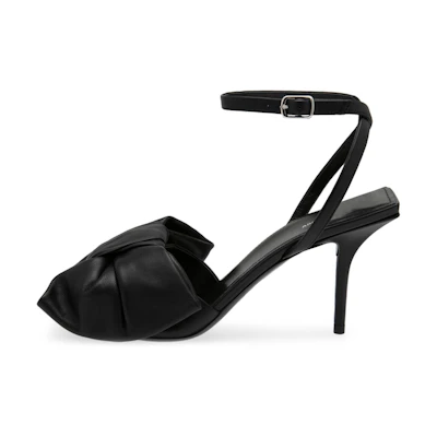 (W) Balenciaga Leather Sandal with Bow Detail 'Black'