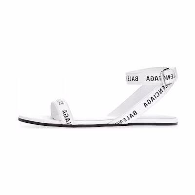 (W) Balenciaga Leather Sandals 'White'