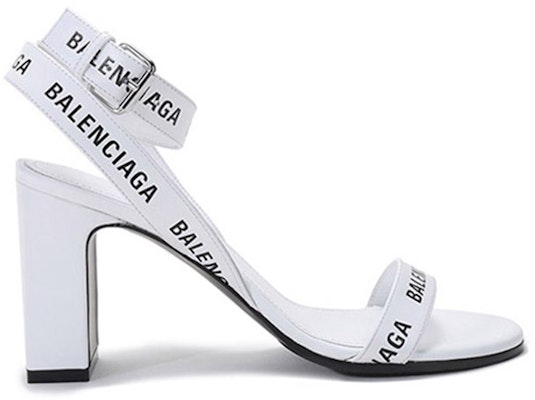 (W) Balenciaga Sandal Heels Kulit 'Fashion White Black' 630041WBAE19010 Order (W) Balenciaga Sandal Heels Kulit 'Fashion White Black' 630041WBAE19010