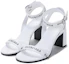 Lookbook (W) Balenciaga Leren Slide Hoge Hak ''Wit Zwart Mode'' 630041WBAE19010