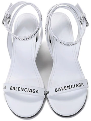 (W) Balenciaga Leren Slide Hoge Hak ''Wit Zwart Mode'' 630041WBAE19010 Shop (W) Balenciaga Leren Slide Hoge Hak ''Wit Zwart Mode'' 630041WBAE19010