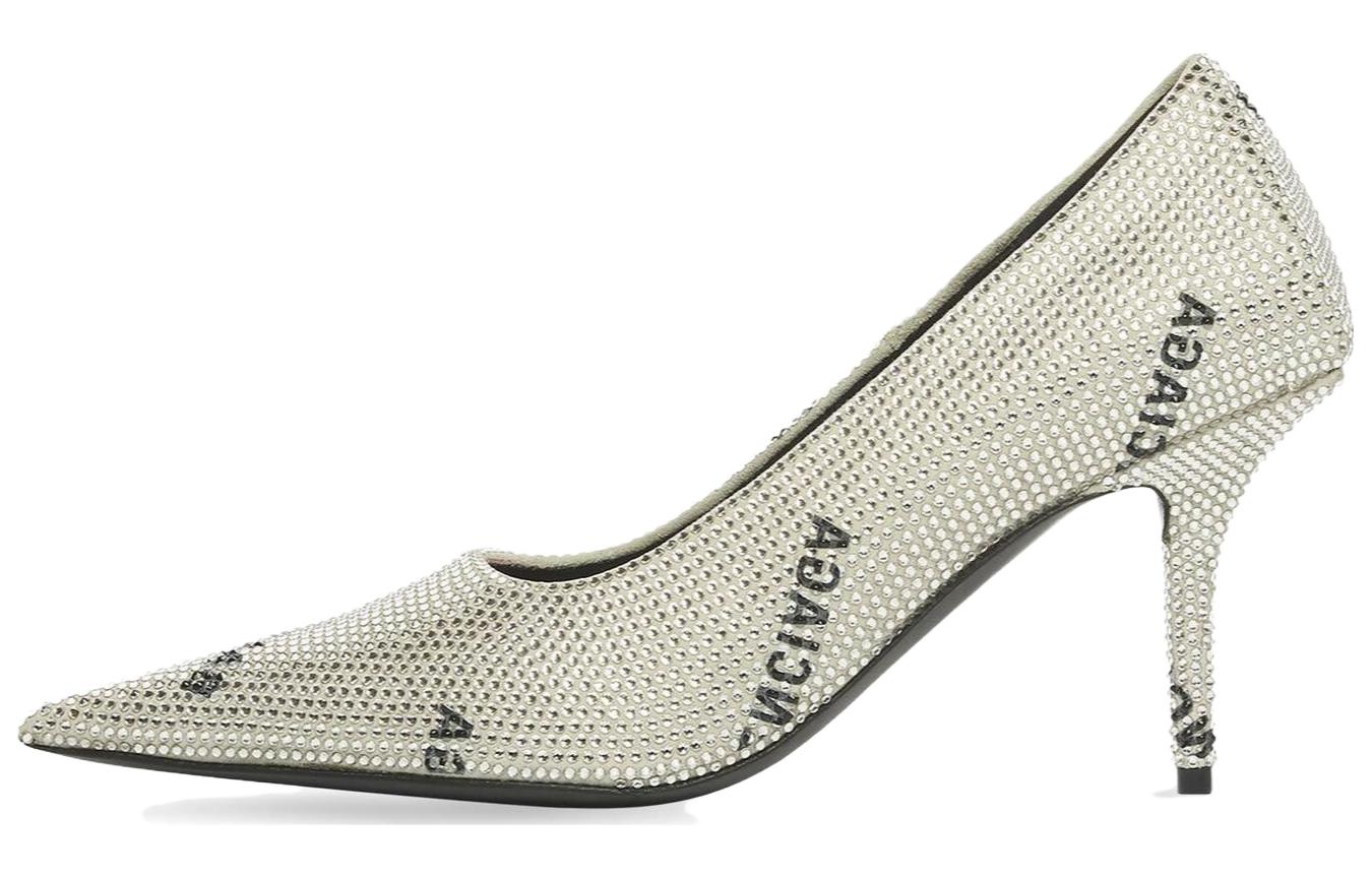 (Women) Balenciaga Leather Stiletto 'White Comfort' 694733WBC528310