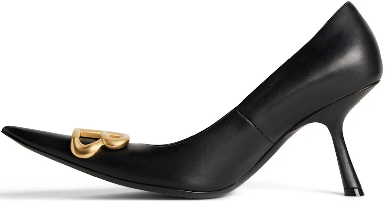 (W) 巴黎世家 9厘米舒适黑色真皮高跟鞋 764357WCHA31080 Buy (W) 巴黎世家 9厘米舒适黑色真皮高跟鞋 764357WCHA31080