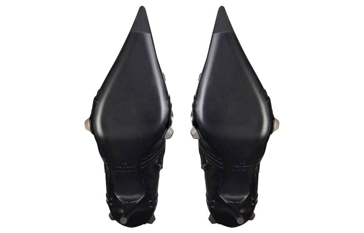 Details for (W) Balenciaga Leder Reißverschluss High-Top Stiefel ''Schwarz'' 742940WAD4E1081