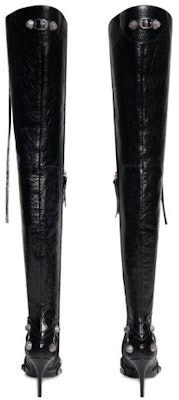 (Women) Balenciaga Leather Zip Fashion High-Top Boots 'Black' 742940WAD4E1081 Purchase (Women) Balenciaga Leather Zip Fashion High-Top Boots 'Black' 742940WAD4E1081