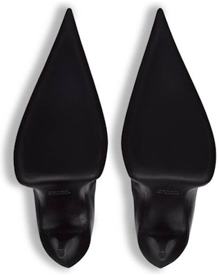 (W) Balenciaga Sepatu Boot Kulit Hak Tinggi Zip 'Hitam' 747611WBCW01000 Sizing (W) Balenciaga Sepatu Boot Kulit Hak Tinggi Zip 'Hitam' 747611WBCW01000